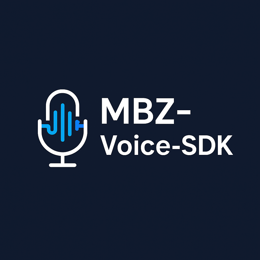 MBZ Voice SDK Logo
